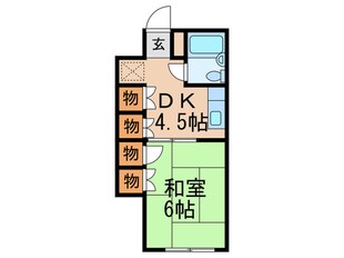 コーポアビケンナの物件間取画像